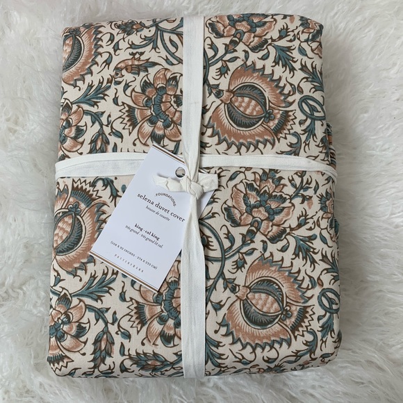 Pottery Barn Bedding Selena Kalamkari Cotton Duvet Cover Poshmark